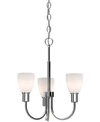 VOLUME LIGHTING CONCORD 3-LIGHT HANGING CHANDELIER