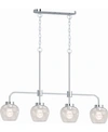 Volume Lighting Aria 4-light Hanging Chandelier In Silver