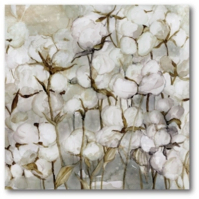 Courtside Market Cotton Field Gallery-wrapped Canvas Wall Art In Multi