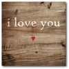 Courtside Market I Love You Gallery-wrapped Canvas Wall Art In Multi