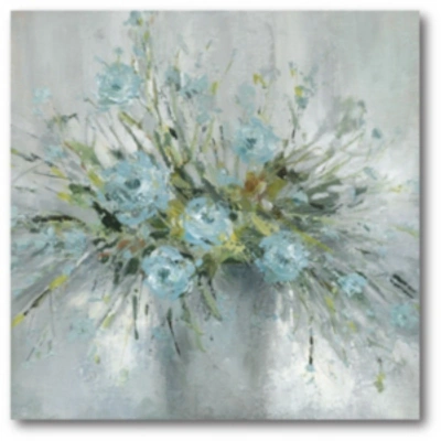 Courtside Market Blue Bouquet Gallery-wrapped Canvas Wall Art In Multi