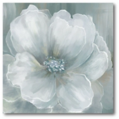 Courtside Market Grey Flower I Gallery-wrapped Canvas Wall Art In Multi