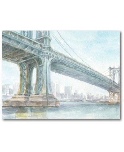 Courtside Market Iconic Watercolor Bridge Iii Gallery-wrapped Canvas Wall Art In Multi