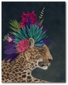 Courtside Market Hothouse Leopard Gallery-wrapped Canvas Wall Art In Multi