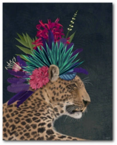 Courtside Market Hothouse Leopard Gallery-wrapped Canvas Wall Art In Multi