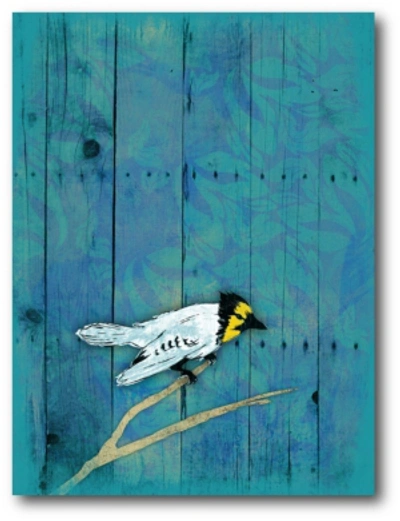 Courtside Market Blue Hue Bird Gallery-wrapped Canvas Wall Art In Multi