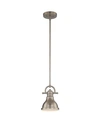 Volume Lighting 1-light Downrod Mini Pendant In Silver
