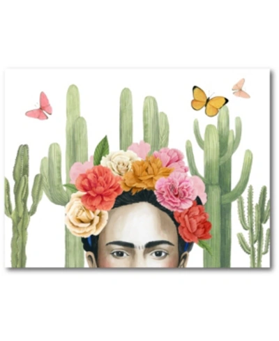Courtside Market Frida's Flowers Collection Gallery-wrapped Canvas Wall Art In Multi