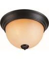 VOLUME LIGHTING RAINIER 2-LIGHT FLUSH MOUNT CEILING FIXTURE