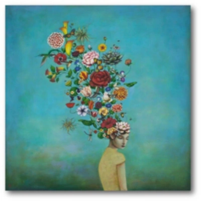 Courtside Market Mindful Garden Gallery-wrapped Canvas Wall Art In Multi