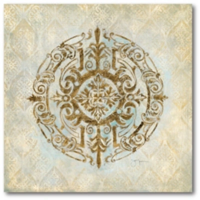 Courtside Market Golden Medallion Gallery-wrapped Canvas Wall Art In Multi