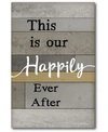 COURTSIDE MARKET HAPPILY EVER AFTER GALLERY-WRAPPED CANVAS WALL ART