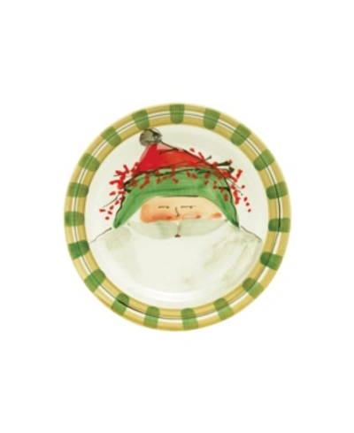 VIETRI OLD ST. NICK GREEN SALAD PLATE