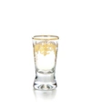 CLASSIC TOUCH LIQUEUR GLASSES WITH 24K GOLD ARTWORK