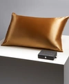 Blissy 22-momme Silk Pillowcase, King In Gold
