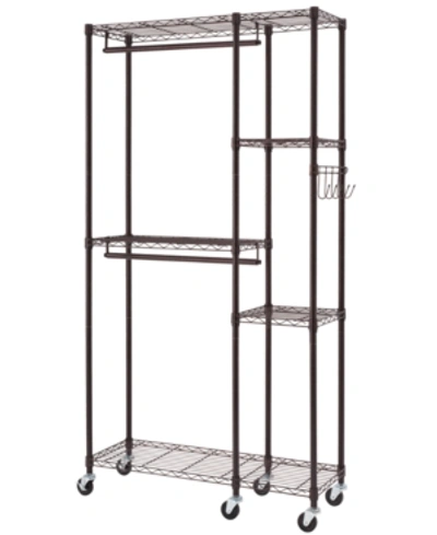 Trinity Mobile Closet Organizer In Bronze