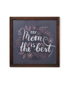 Danya B . "all Things Grow With Love" Framed Metal Art In Charcoal
