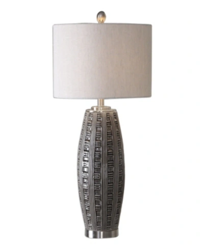White Label Scarlett Table Lamp In Gray