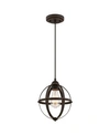 Westinghouse Lighting Stella Mira One-light Indoor Mini Pendant In Bronze