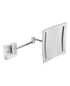 ALFI BRAND ALFI BRAND LED-PC POLISHED CHROME WALL MOUNT SQUARE 5X MAGNIFYING COSMETIC MIRROR WITH LIGHT BEDDING