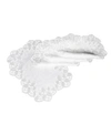 XIA HOME FASHIONS ANTEBELLA LACE EMBROIDERED CUTWORK PLACEMATS, 13" X 19", SET OF 4