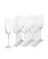 Lenox Tuscany Classics 18pc Champagne Flute Set In Clear