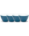 Noritake 4" Mini 7 oz Bowl Set, 4 Pieces In Blue
