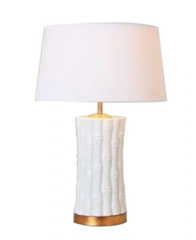 Jeco Debby Table Lamp In White
