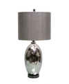 JECO CERAMIC TABLE LAMP WITH METAL BASE