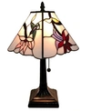 AMORA LIGHTING TIFFANY STYLE MISSION TABLE LAMP