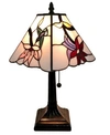 Amora Lighting Tiffany Style Mission Table Lamp In Multi