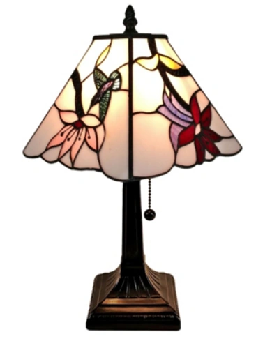 Amora Lighting Tiffany Style Mission Table Lamp In Multi