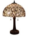 AMORA LIGHTING TIFFANY STYLE FLORAL TABLE LAMP