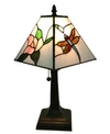 AMORA LIGHTING TIFFANY STYLE MISSION DRAGONFLY TABLE LAMP