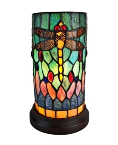 Amora Lighting Tiffany Style Accent Table Lamp In Multi