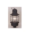 VAXCEL HYANNIS COASTAL CLEAR GLASS POST MOUNT LIGHT
