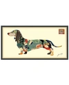 EMPIRE ART DIRECT 'DACHSHUND' DIMENSIONAL COLLAGE WALL ART