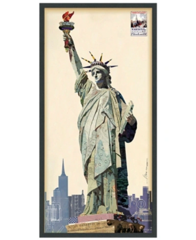 Empire Art Direct 'lady Liberty' Dimensional Collage Wall Art In Multi