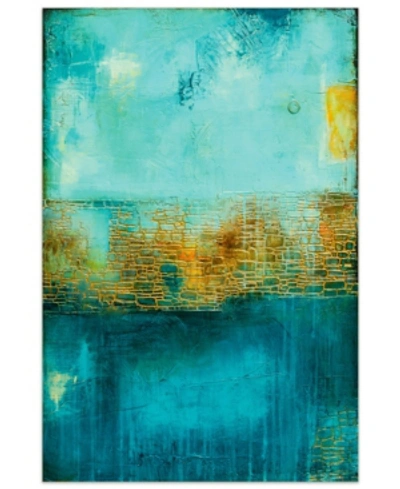 Empire Art Direct 'castle Court' Frameless Free Floating Tempered Art Glass Wall Art In Multi