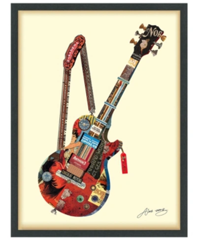 Empire Art Direct 'electric Guitar' Dimensional Collage Wall Art In Multi