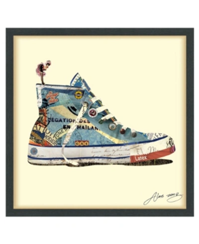 Empire Art Direct 'high Top Sneaker' Dimensional Collage Wall Art In Multi