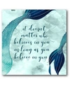 COURTSIDE MARKET MERMAID QUOTES II 24" X 24" GALLERY-WRAPPED CANVAS WALL ART