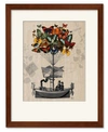 Courtside Market Butterfly Adventures 16" X 20" Framed And Matted Art In Multi