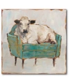 COURTSIDE MARKET MOO-VING IN I 24" X 24" GALLERY-WRAPPED CANVAS WALL ART