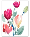 Courtside Market Tulip Study I 20" X 24" Gallery-wrapped Canvas Wall Art In Multi