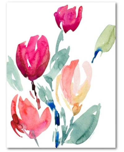 Courtside Market Tulip Study I 20" X 24" Gallery-wrapped Canvas Wall Art In Multi