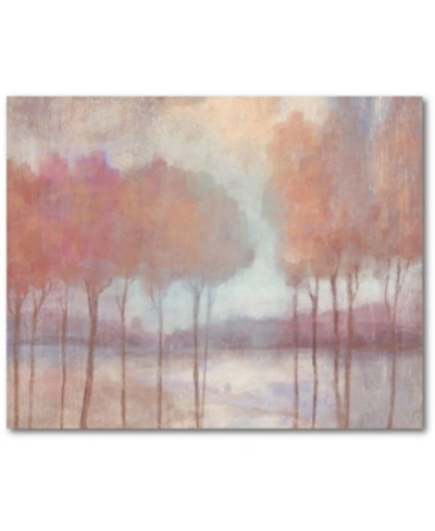 Courtside Market Blushing Trees 20" X 24" Gallery-wrapped Canvas Wall Art In Multi