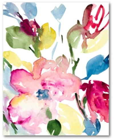 Courtside Market Spring Flowers 20" X 24" Gallery-wrapped Canvas Wall Art In Multi