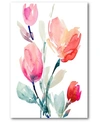 Courtside Market Tulips Study Ii 12" X 18" Gallery-wrapped Canvas Wall Art In Multi