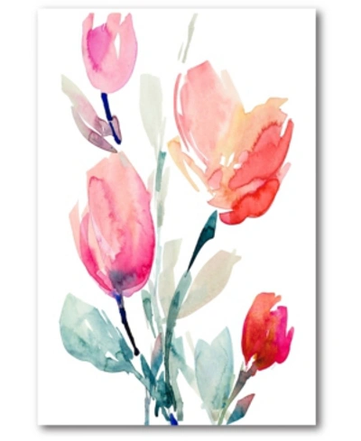 Courtside Market Tulips Study Ii 12" X 18" Gallery-wrapped Canvas Wall Art In Multi